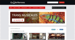 Desktop Screenshot of guiderennes.com