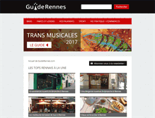 Tablet Screenshot of guiderennes.com